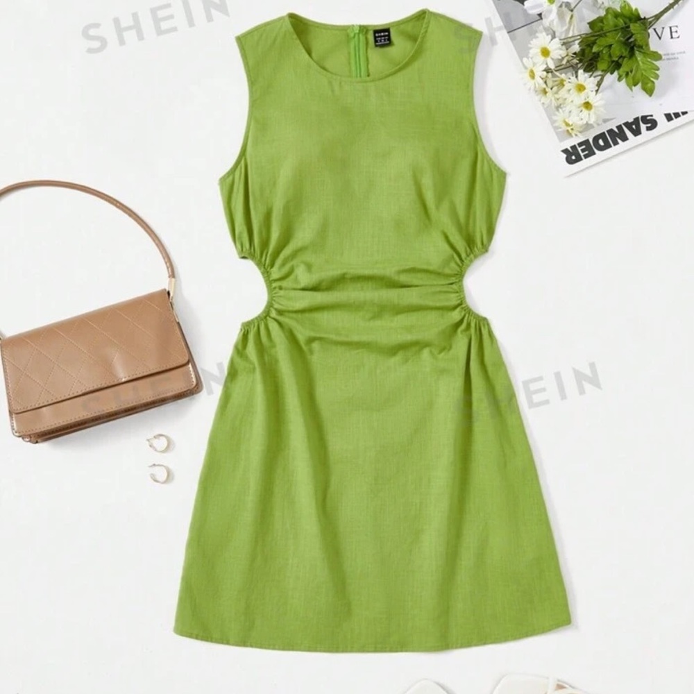 Mini Dress with Cut Outs